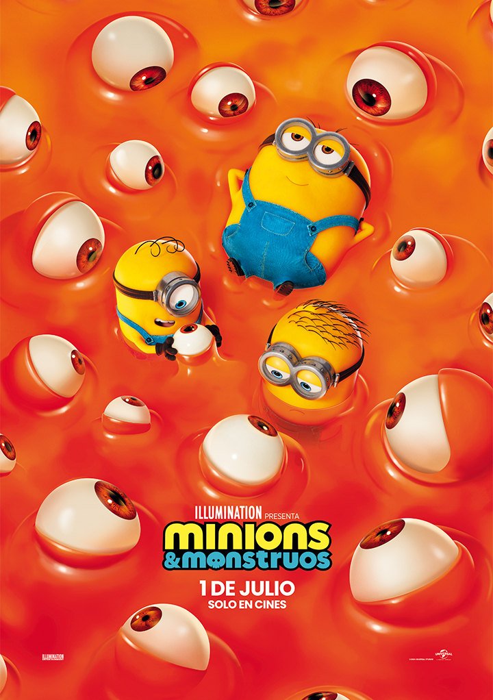 Póster de Minions y Monstruos